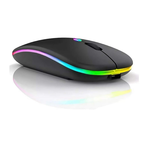 Mouse Sem Fio Recarregável LED