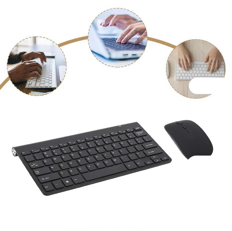 Kit Mouse e Teclado Bluetooth Comfort